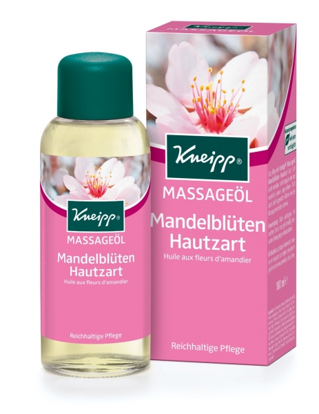 Kneipp Pflegendes Massageöl Mandelblüten Hautzart, 100 ml
